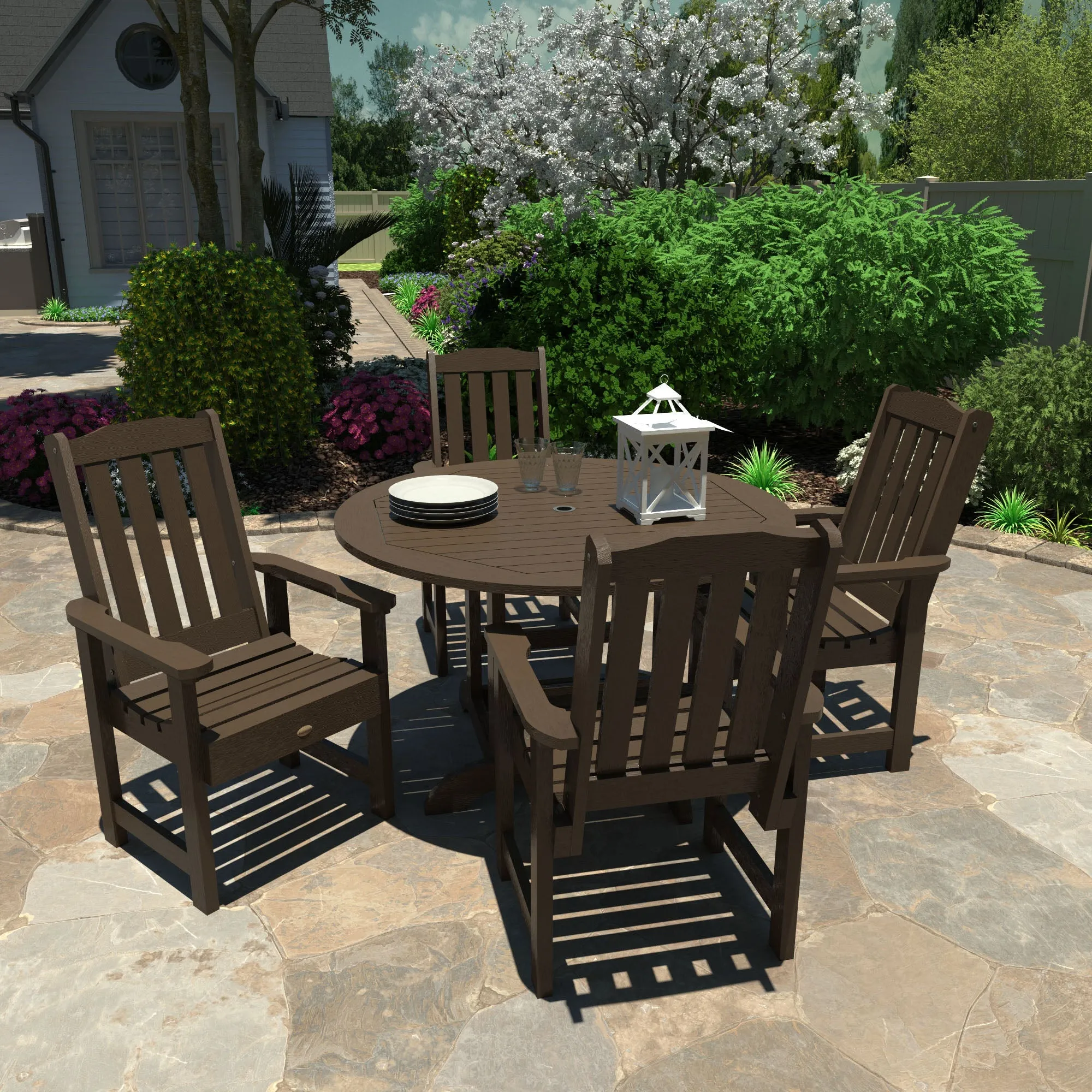 Lehigh 5pc 48in Round Dining Set - Dining Height