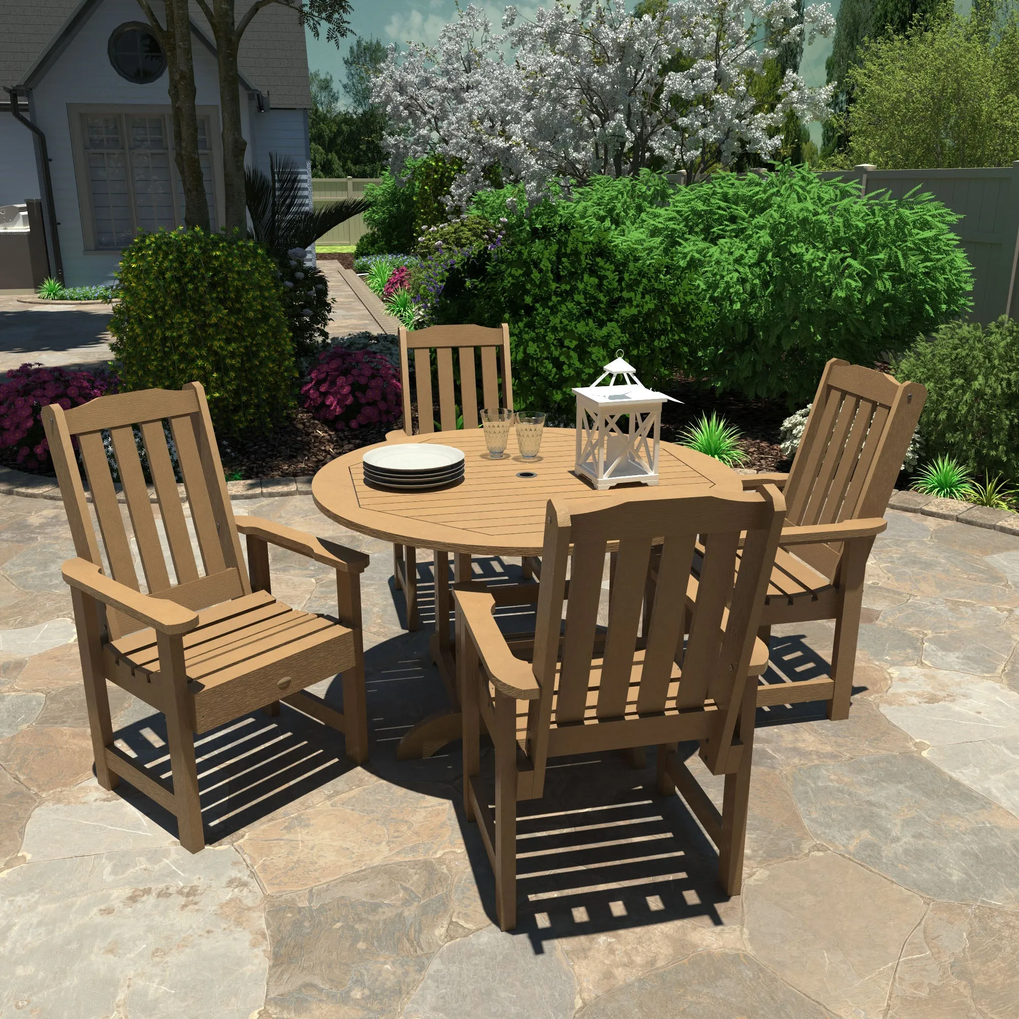 Lehigh 5pc 48in Round Dining Set - Dining Height