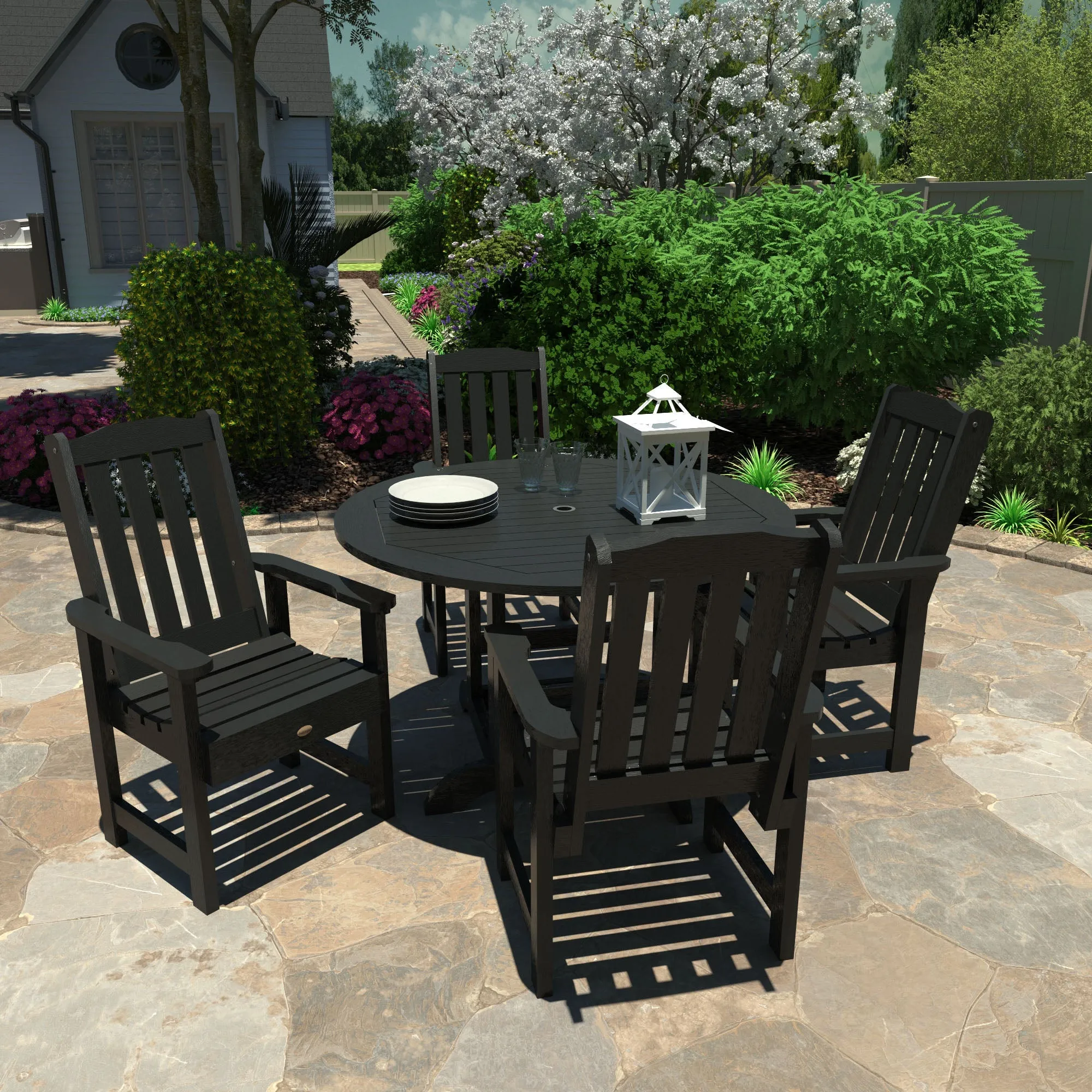 Lehigh 5pc 48in Round Dining Set - Dining Height