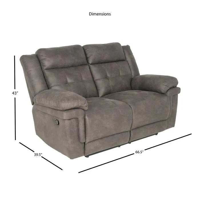 Marlin Fabric Manual Recliner |  1, 2, 3, 3 2 1 Seater Leatherette Manual Recliner