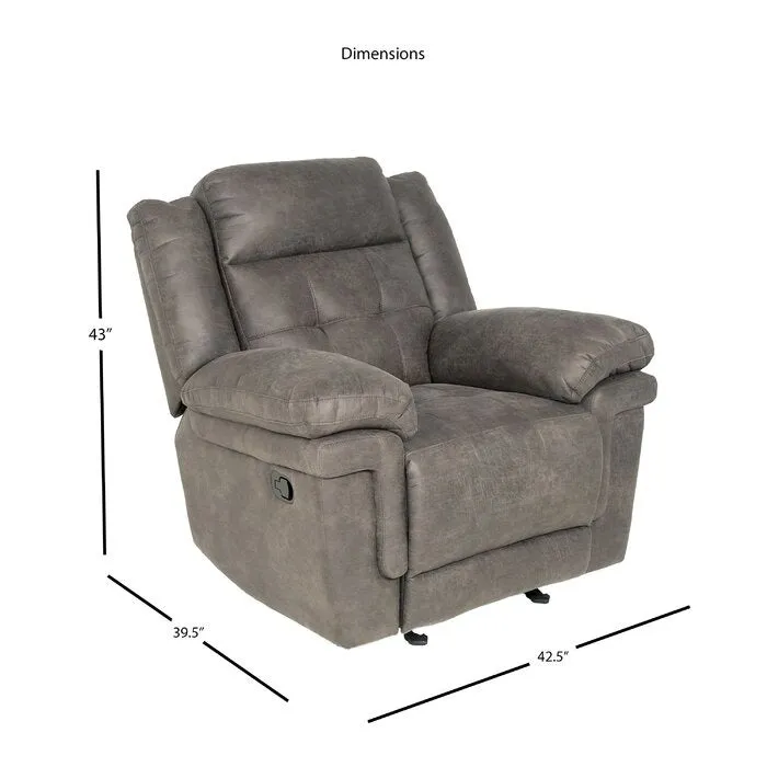 Marlin Fabric Manual Recliner |  1, 2, 3, 3 2 1 Seater Leatherette Manual Recliner