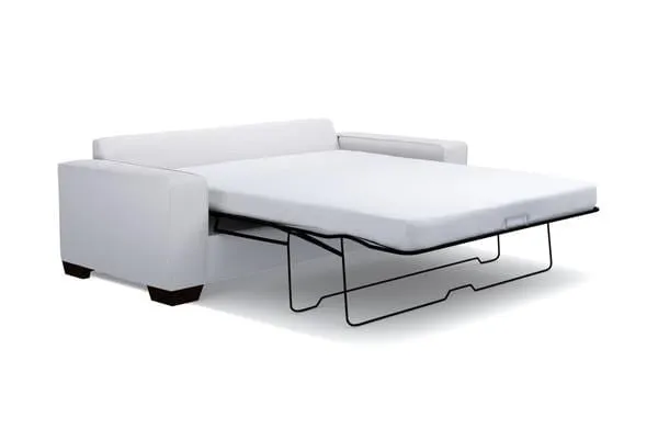 Melrose Reversible Velvet Chaise Sleeper Sofa Bed :: Leg Finish: Espresso / Sleeper Option: Deluxe Innerspring Mattress