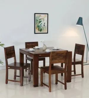 Moscow Luxury Sheesham Wood 4 Seater Dining Table Sets