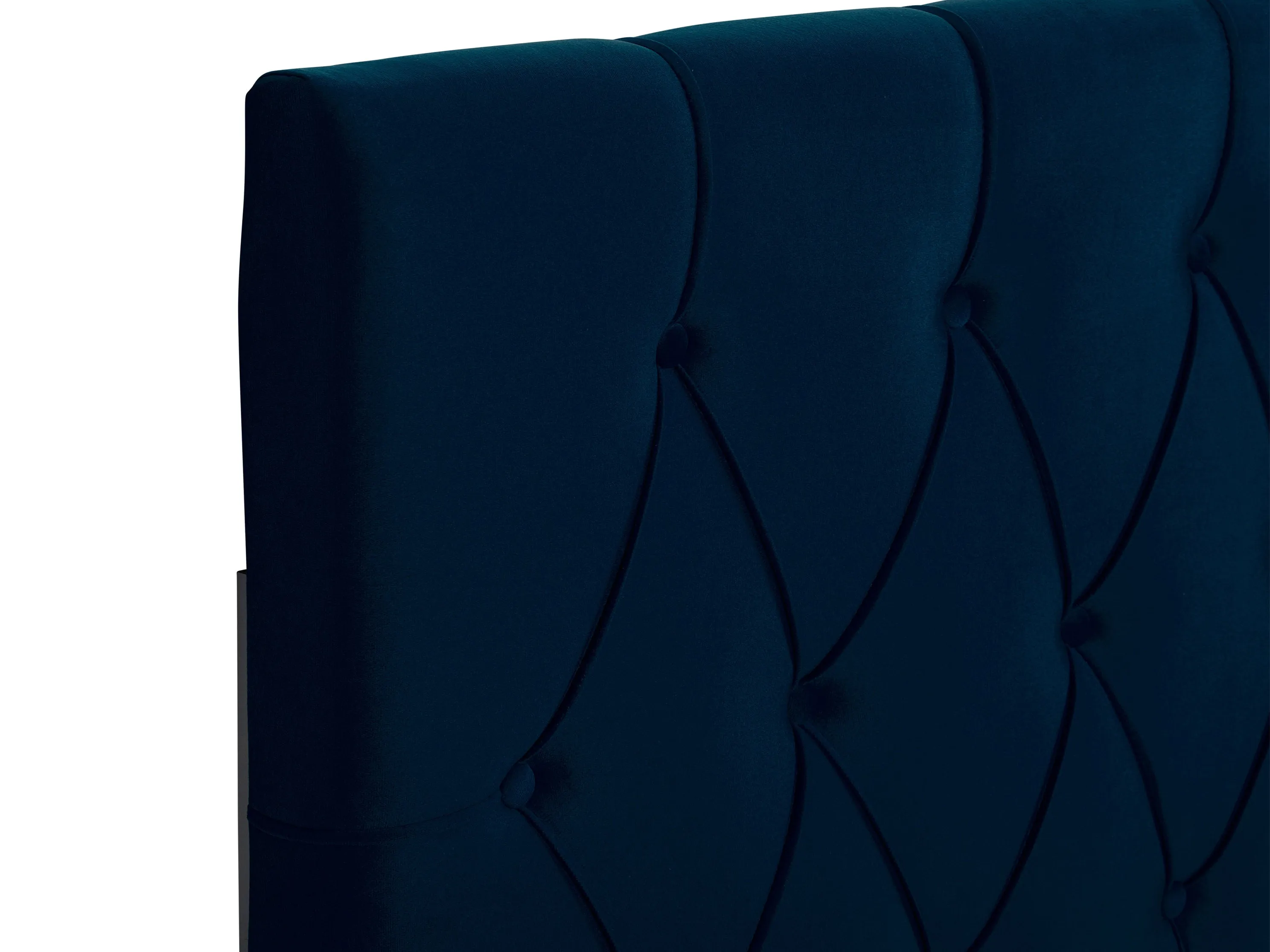 Navy Blue Velvet Full/Double Headboard