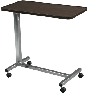 Non Tilt Top Overbed Table, Chrome