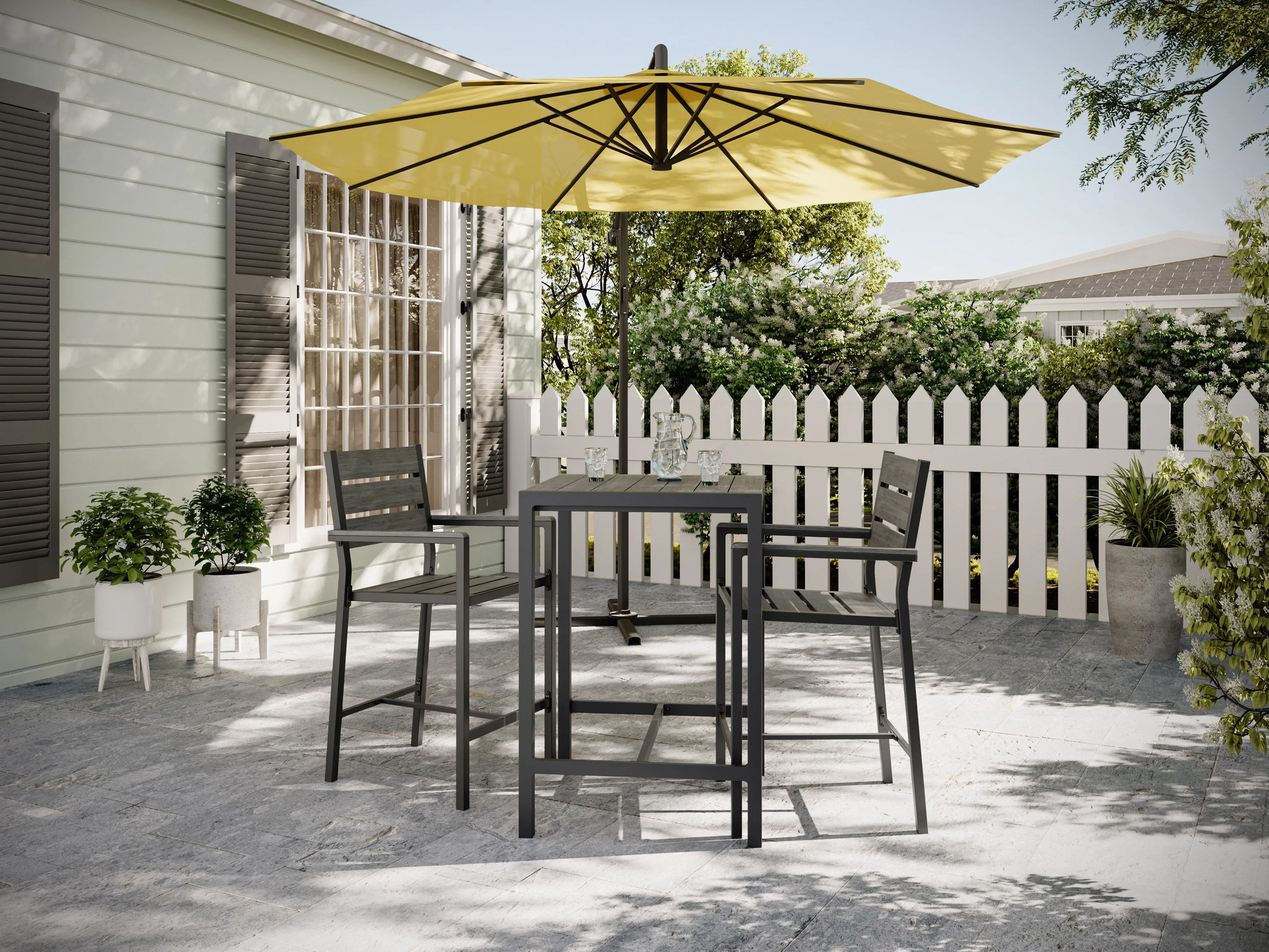 Outdoor Bar Set, 3pc