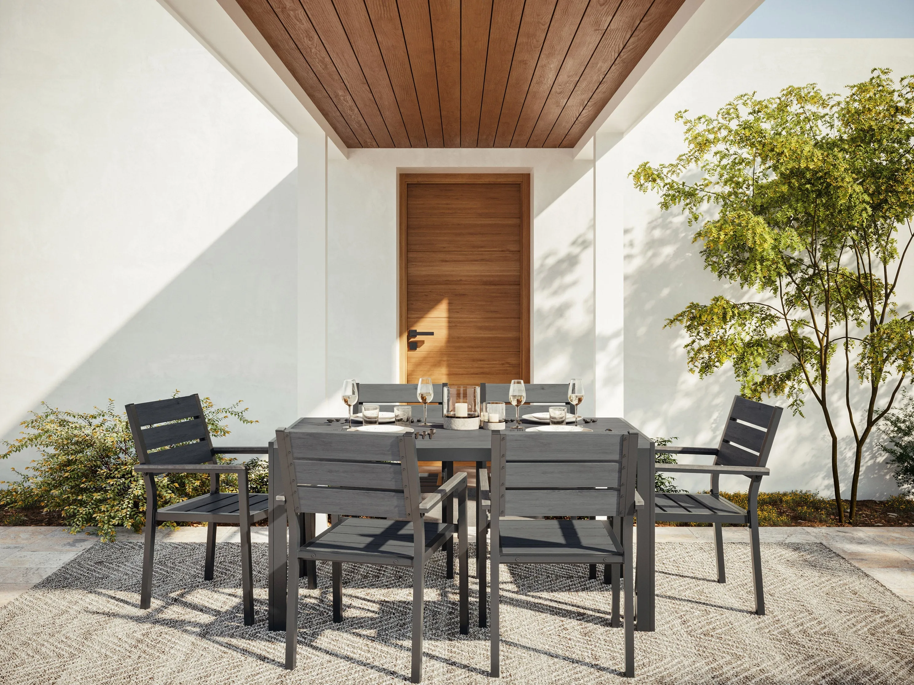 Outdoor Dining Set, 7pc