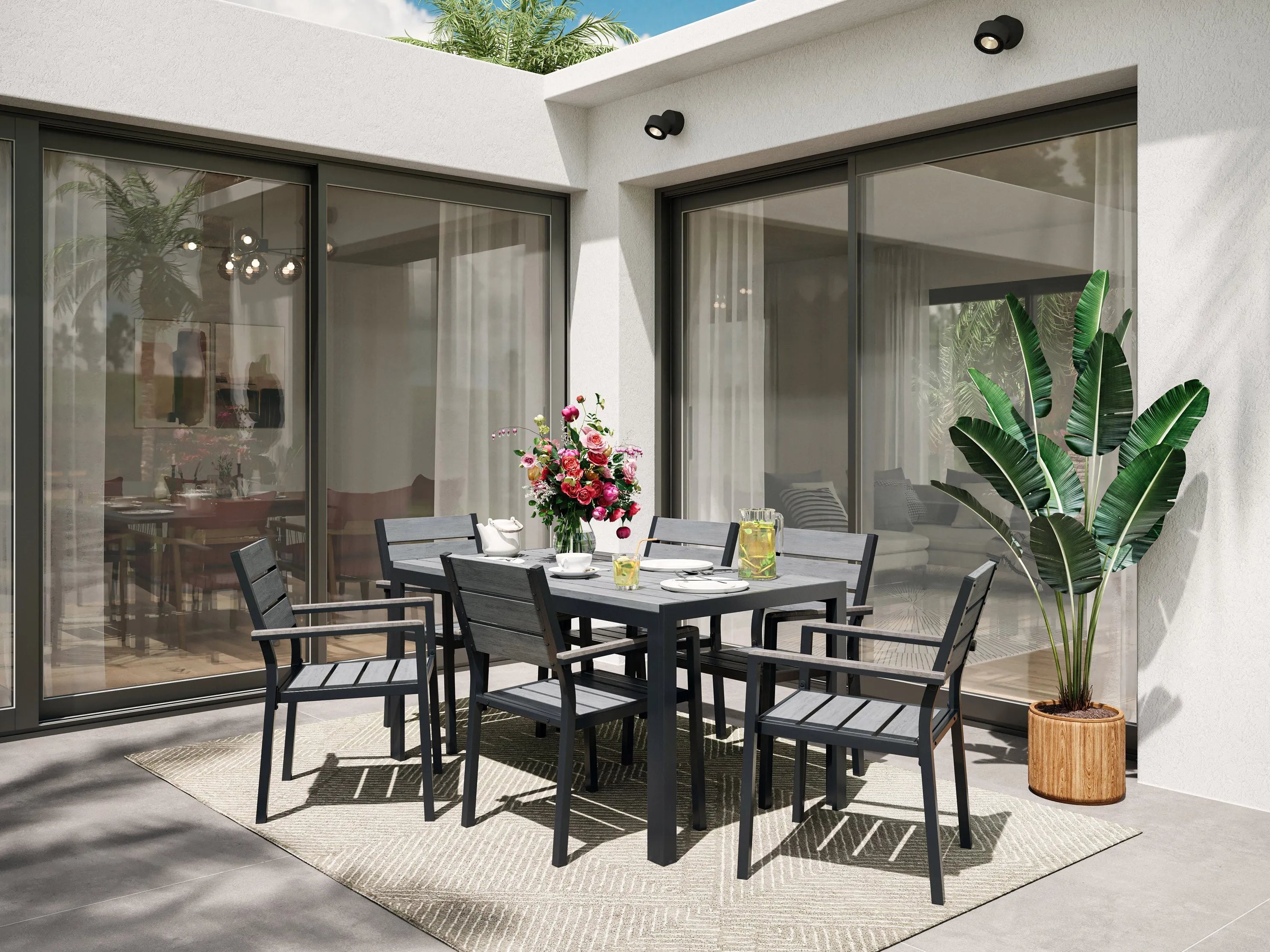 Outdoor Dining Set, 7pc