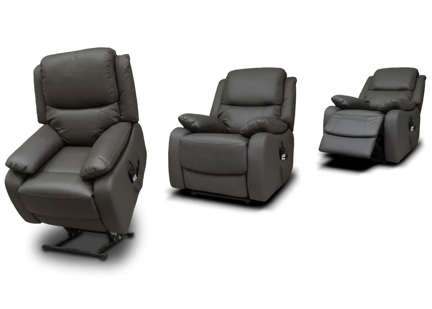 Parker Leather 1 Seater Lift and Rise Chair by Sofahouse - Parker Range