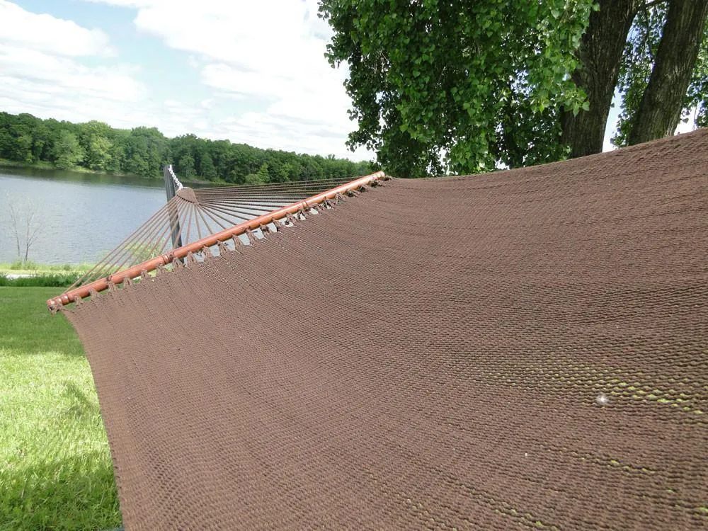 Polyester Rope Hammock - Soft-Woven Deluxe