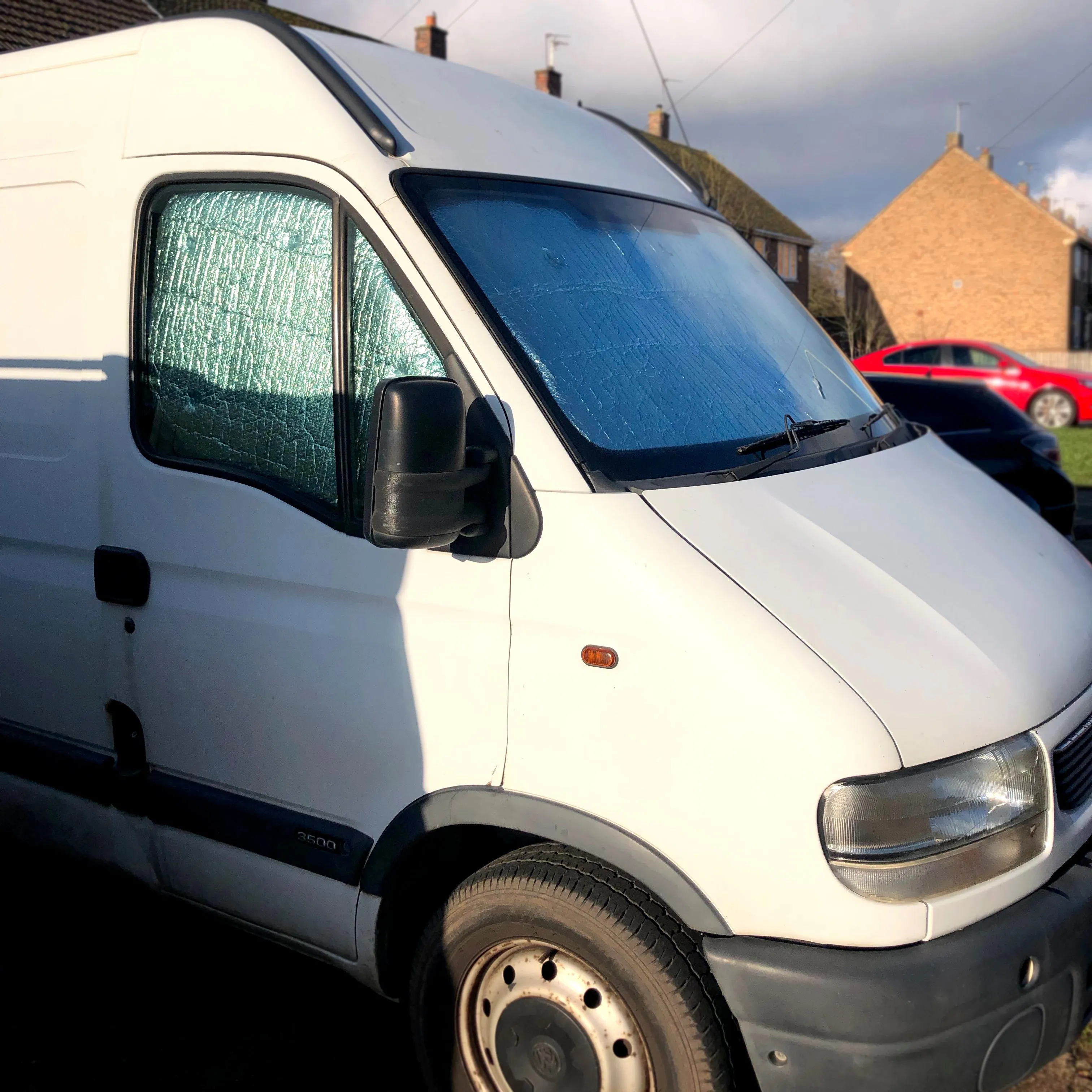 Renault Master 1997–2010 - Starry Night Gold Glitter Screen