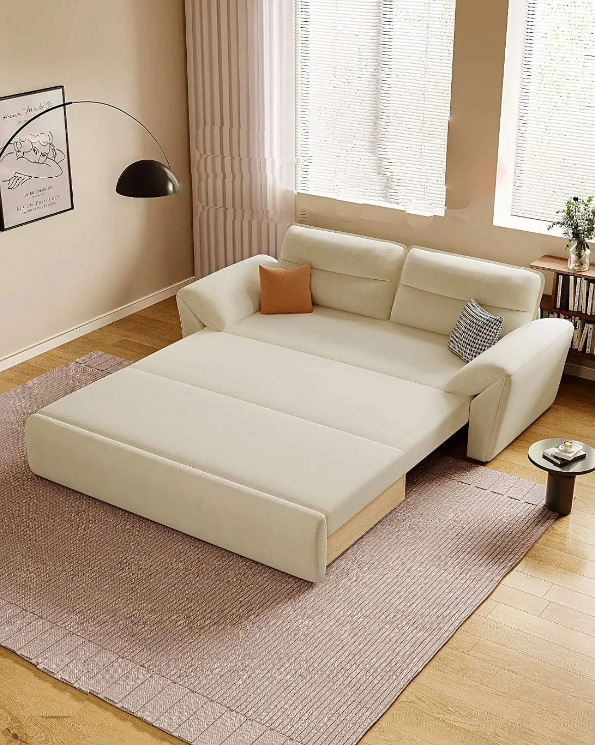 Riken Scratch Resistant Storage Sofa Bed