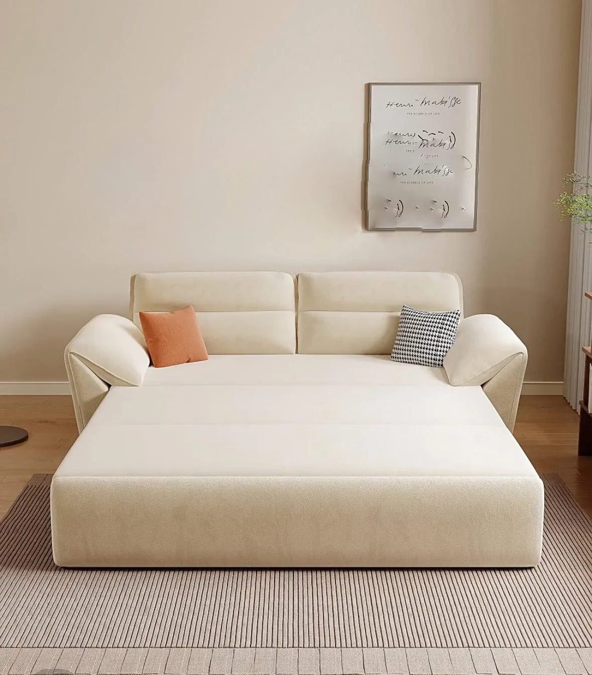 Riken Scratch Resistant Storage Sofa Bed