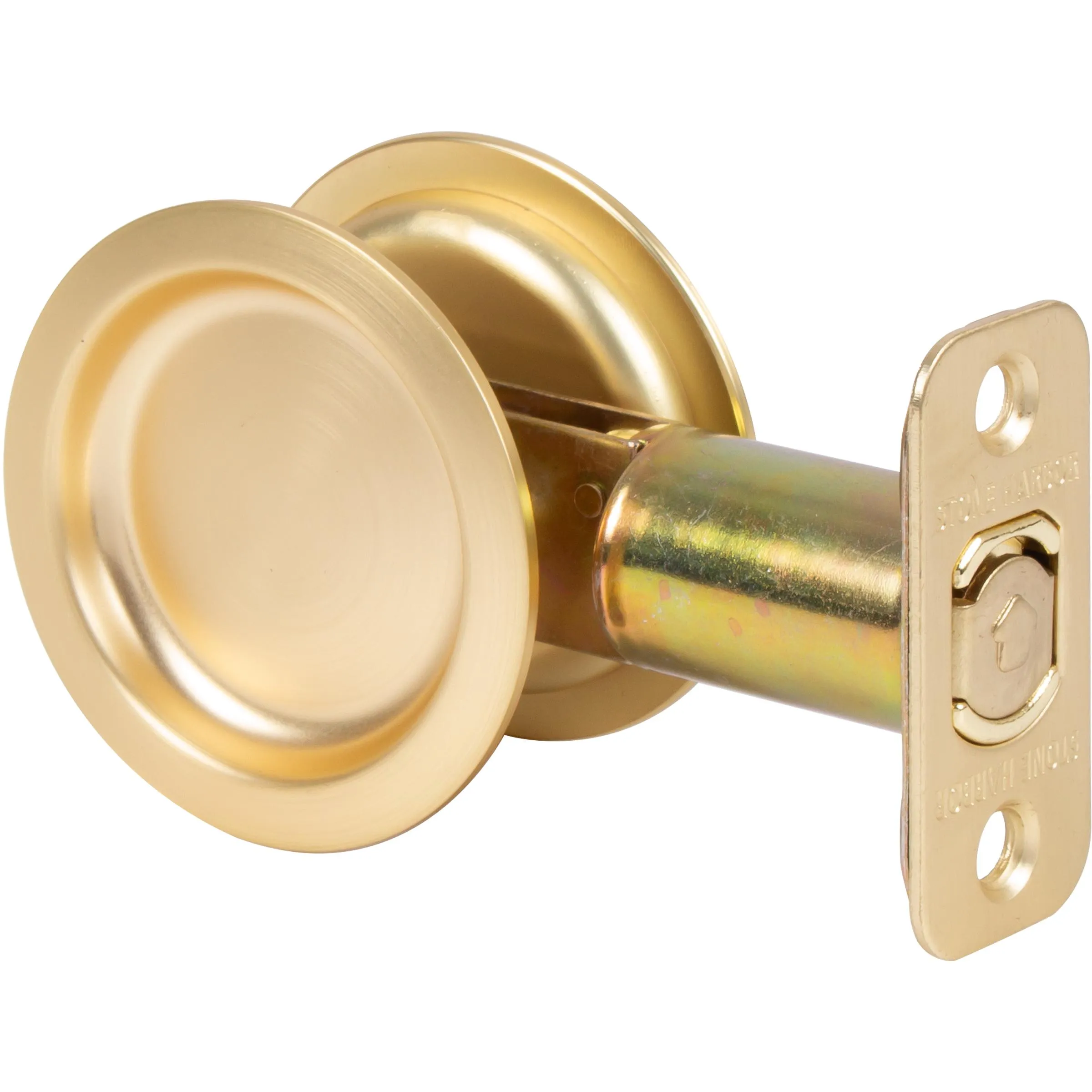 Round Pocket Door Lock, Passage/Hall/Closet