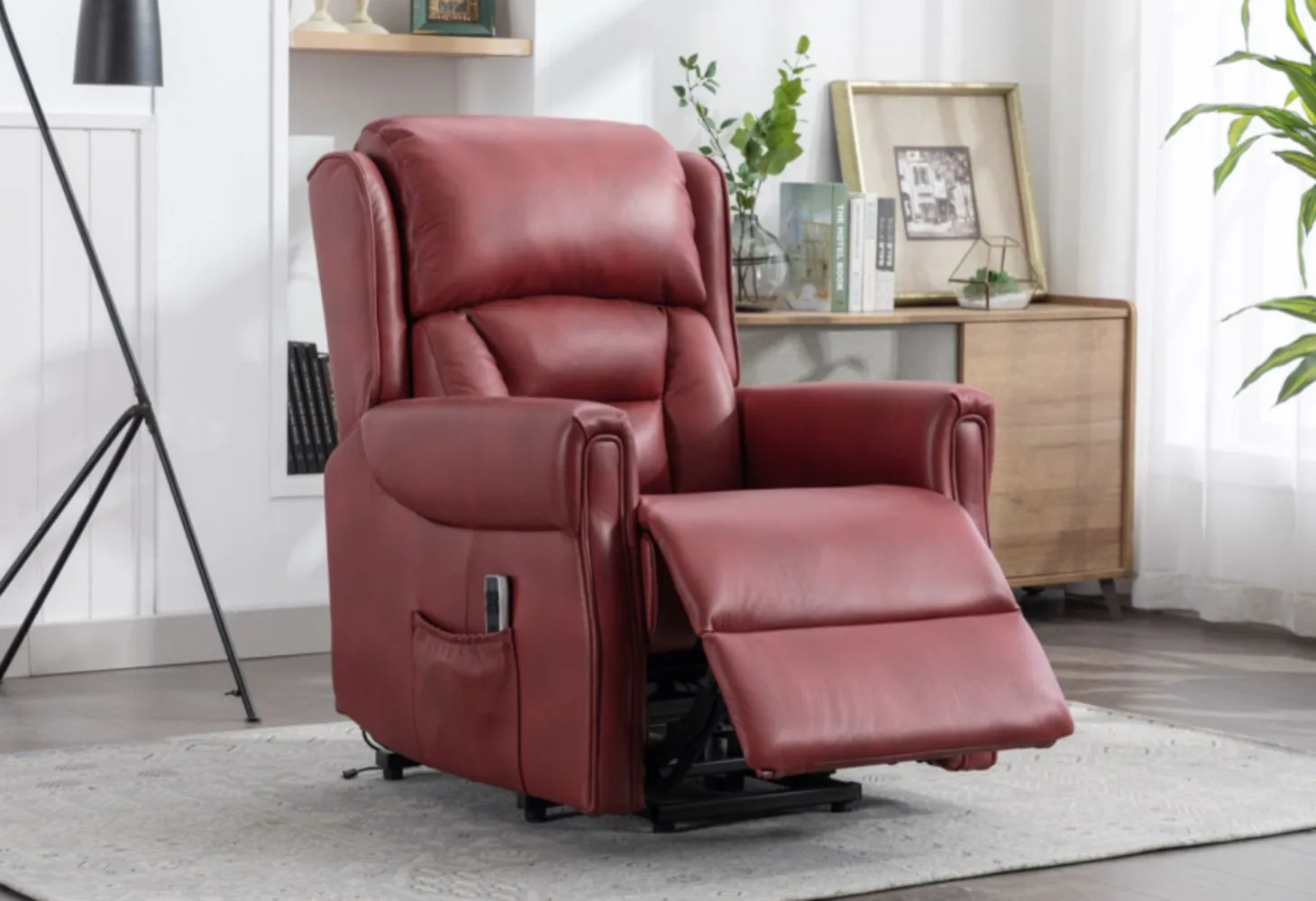 Sandringham Burgundy Lift & Tilt Recliner by Annaghmore