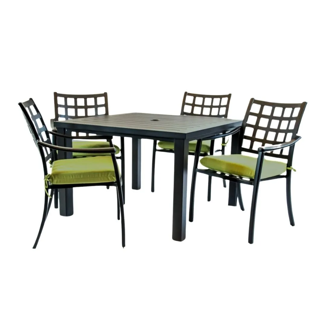 Sherwood 44" Square Dining Set (5 Piece Set)