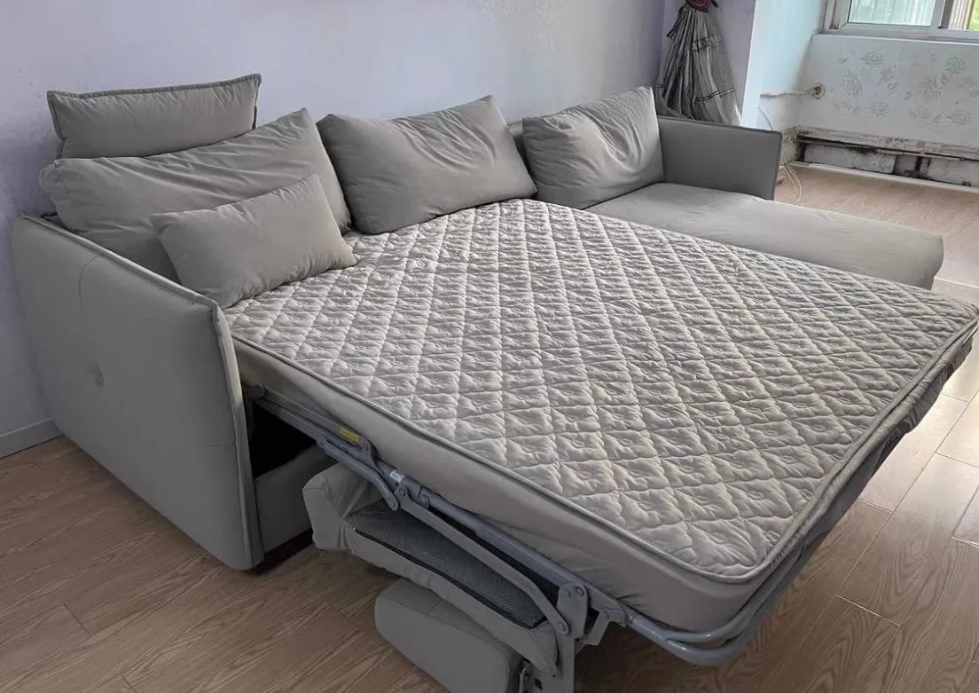 Steven Foldable Storage Sofa Bed with Mattress