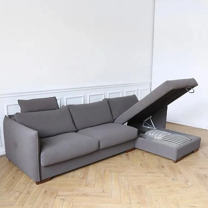 Steven Foldable Storage Sofa Bed with Mattress