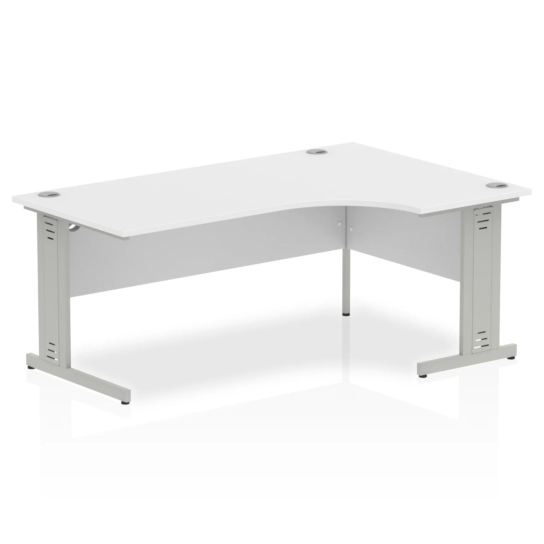 Sturdy and Heat-Resistant Dynasty Corner Desk - 1800mm | Cable Managed Leg