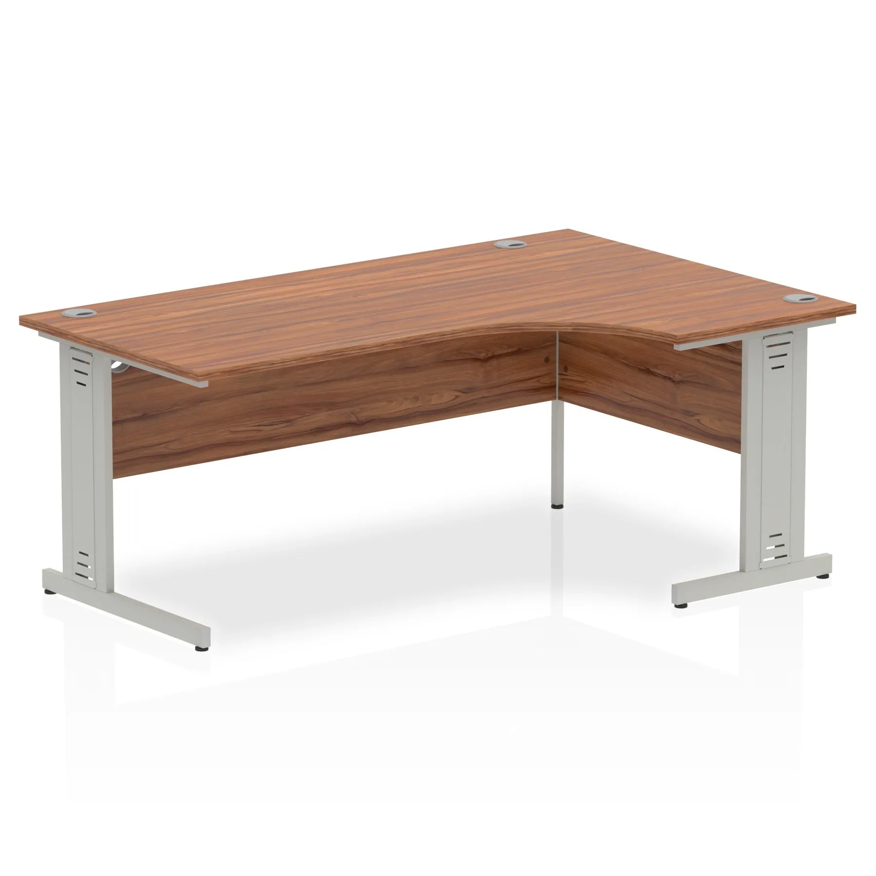 Sturdy and Heat-Resistant Dynasty Corner Desk - 1800mm | Cable Managed Leg