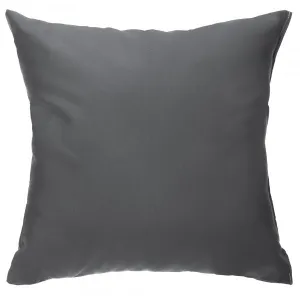 Sunbrella 18"X18" Square Throw Pillow - Canvas Charcoal